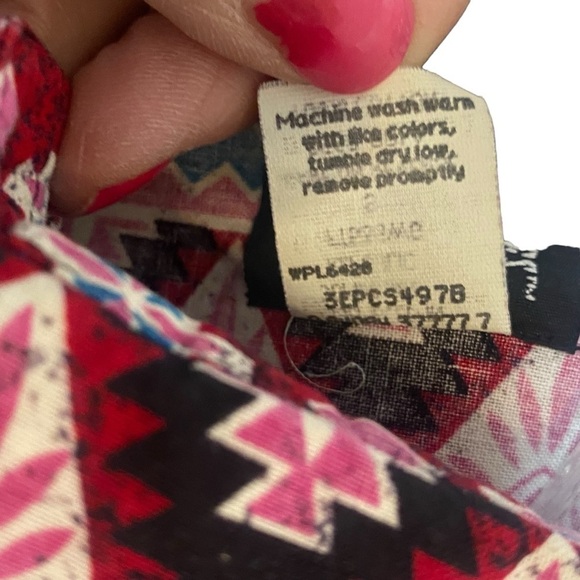 Vintage Frontier Series shirt mens 90’s size S abstract cotton western r… - Picture 6 of 6